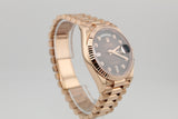 Rolex Daydate 36mm rose gold Chocolate Ombre Diamond dial