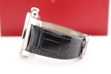Cartier Calibre de Cartier White Dial, Black Leather Strap- W7100046