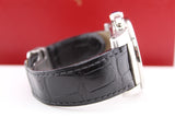 Cartier Calibre de Cartier White Dial, Black Leather Strap- W7100046