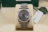 Rolex Datejust Silver Roman Numerals Dial Jubilee Bracelet - 116234