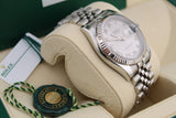 Rolex Datejust Silver Roman Numerals Dial Jubilee Bracelet - 116234