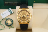 Rolex Sky-Dweller 336238 Oysterflex - 2025 Full Set - Champagne Dial