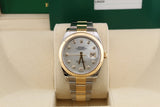 Rolex Datejust Mother Of Pearl, Steel and Yellow Gold 2017 - 126333 - Full Set