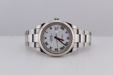 Rolex Datejust White Roman Dial, 41mm - 2022 - 126334 - Full Set