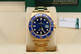 Rolex Submariner Blue Dial, Yellow Gold, 41mm - 2021 - 126618LB - Full Set