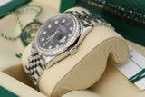 Rolex Datejust Black Diamond Dial, 36mm - 2021 - 126284RBR - Full Set