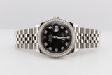 Rolex Datejust Black Diamond Dial, 36mm - 2021 - 126284RBR - Full Set