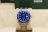 Rolex Submariner Date, White Gold Smurf - 116619LB - 2013 - Full Set