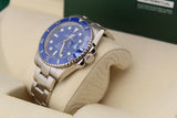 Rolex Submariner Date, White Gold Smurf - 116619LB - 2013 - Full Set