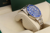 Rolex Submariner Date, White Gold Smurf - 116619LB - 2013 - Full Set