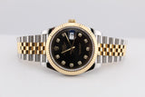 Rolex Datejust, Black Diamomd Dial - 2018 - 41 mm - 126333 - Full Set