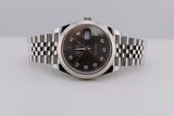 Rolex Datejust Grey Diamond Dial, Jubilee - 2021 - 126334 - Full Set