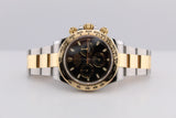Rolex Cosmograph Bi-Metal Daytona Black Dial, 40mm - 2021 - 116503 - Full Set