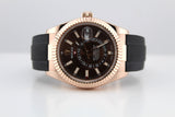 Rolex Sky-Dweller Oysterflex Rose Gold 326235 - Chocolate Dial - 2020 - Full Set