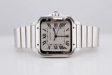Cartier Santos, Cartier De Santos Large - WSSA0018 - White Dial - 2023- Full Set