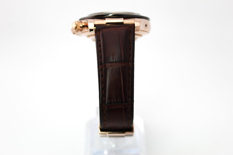 Rolex Daytona Rose Gold on a leather strap