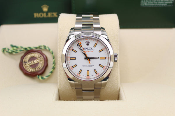 Rolex Milgause White Dial