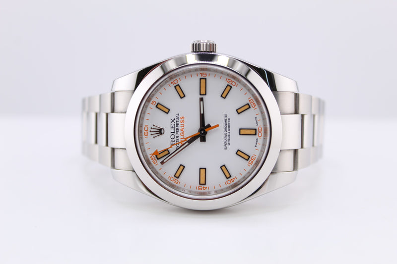 Rolex Milgause White Dial