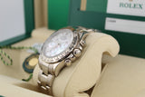 Rolex Daytona, White Gold, Mother Of Pearl, Diamond Dial