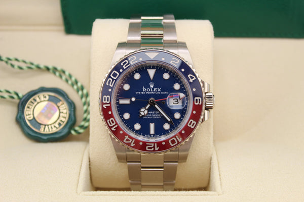 Rolex GMT Master II Pepsi White Gold