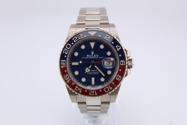 Rolex GMT Master II Pepsi White Gold