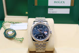 Rolex Datejust 36 Jubilee Bracelet Fluted Bezel - Blue Dial - 116234 - 2018