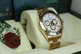 Rolex Daytona Yellow Gold White Dial