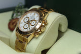 Rolex Daytona Yellow Gold White Dial