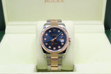 Rolex Datejust Everose Gold and Steel, Blue Diamond Dial - 2005 - 116231