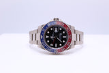 Rolex GMT-Master II Men's Black Watch with Blue/Red Bezel - 116719BLRO