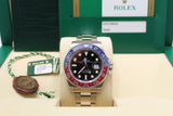 Rolex GMT-Master II Men's Black Watch with Blue/Red Bezel - 116719BLRO