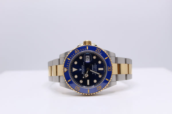 Rolex, Bi Metal, Submariner Blue Watch - 126613LB