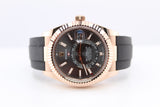 Rolex Skydweller Oysterflex Rose Gold Rhodium