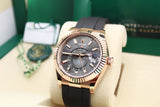 Rolex Skydweller Oysterflex Rose Gold Rhodium