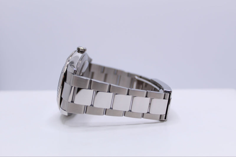 Rolex Datejust, Blue Baton Dial - Stainless Steel Bracelet Watch - 126334