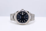 Rolex Datejust, Blue Baton Dial - Stainless Steel Bracelet Watch - 126334