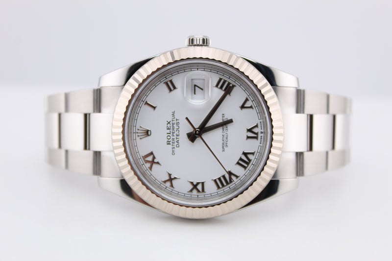 Rolex Datejuts 41mm White Dial