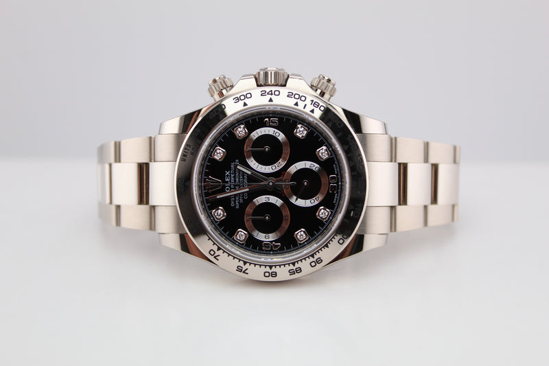 Rolex Daytona White Gold Diamond Dial