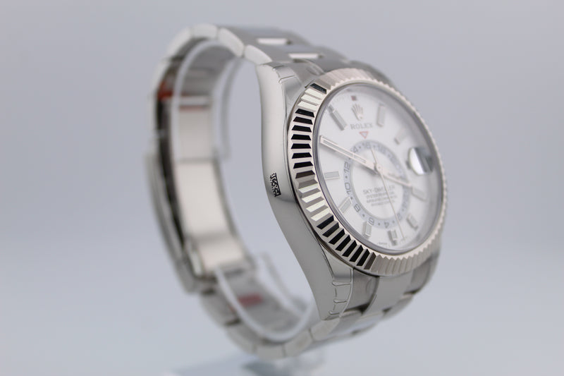 Rolex Skydweller White Dial Fully Stickered Unworn