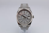 Rolex Skydweller White Dial Fully Stickered Unworn