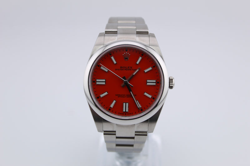 Rolex OP41 Coral Red