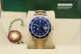 Rolex Submariner Pre-Ceramic Blue Dial Steel and Yellow Gold - 126613LB - 40mm