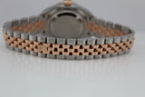 Rolex Datejust 28mm Steel and Rose Gold sundust dial