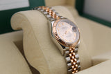 Rolex Datejust 28mm Steel and Rose Gold sundust dial