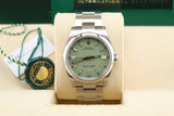 Rolex Oyster Perpetual, Pistachio Dial 36mm - 2025