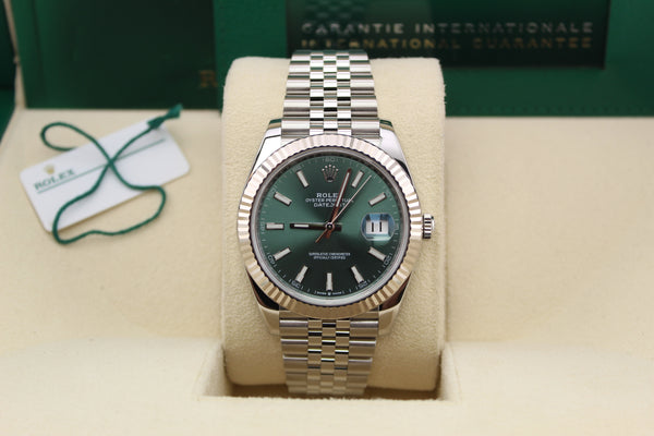 Rolex Datejust 41 Mint Green