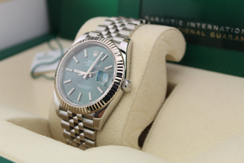 Rolex Datejust 41 Mint Green