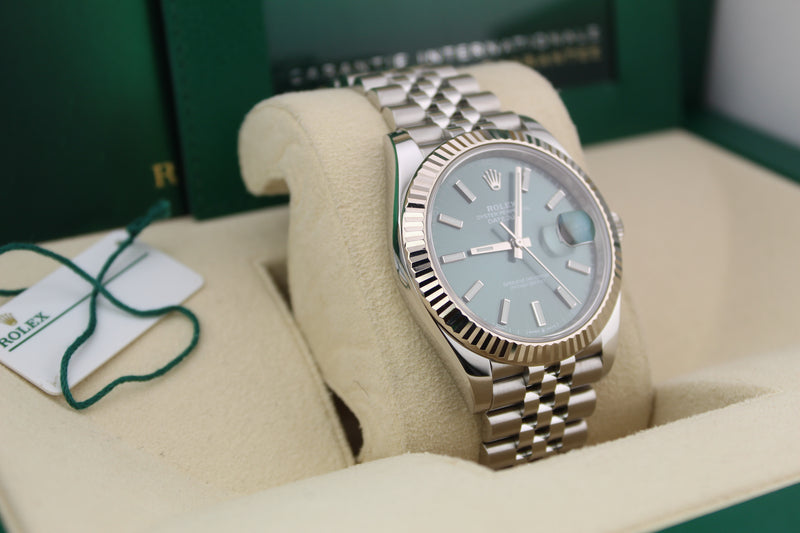 Rolex Datejust 41 Mint Green
