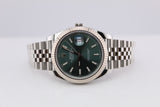 Rolex Datejust 41 Mint Green
