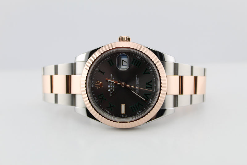 Rolex Datejust Wimbledon Steel and Rose Gold